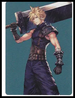 Art Series: FINAL FANTASY #50 Cloud, Ex-SOLDIER Art Card - Image 1