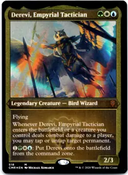 Derevi, Empyrial Tactician (Foil Etched) (Foil) Commander Legends, 518 NM - Image 1
