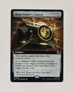 Peter Parker's Camera Extended Art R Marvel's Spider-Man 280 NM Normal MTG - Image 1