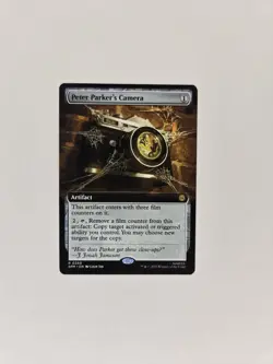 Peter Parker's Camera Extended Art R Marvel's Spider-Man 280 NM Normal MTG - Image 2