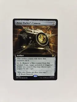 Peter Parker's Camera Extended Art R Marvel's Spider-Man 280 NM Normal MTG - Image 3