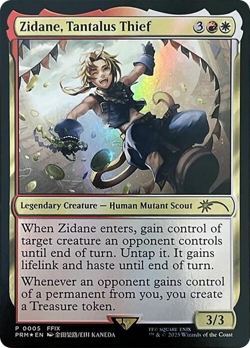 Zidane, Tantalus Thief (FOIL) x1 - MTG Wizards Play Network 2025 PW25 #5 - Image 1