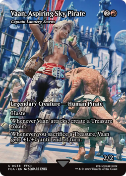 Captain Lannery Storm (FOIL) x1 - MTG Final Fantasy: Through the Ages FCA #38 - Image 1