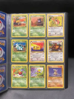 Vintage 1999 Pokemon Cards Collection Bundle Jungle Fossil Base Set No Duplicate - Image 1