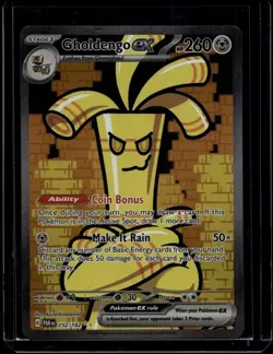 Pokemon TCG Gholdengo ex 252/182 Paradox Rift Special Illustration Rare NM - Image 1