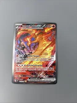J4 Pokemon TCG - Team Rockets - Moltres EX SIR - Destined Rivals 229/182 (NM) - Image 1