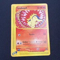 Pokemon Cyndaquil Expedition Base Set 105/165, Regular LP/MP Condition - Image 1