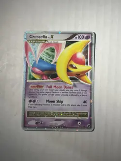 Pokemon Cresselia LV.X Great Encounters Ultra Rare Card 103/106 DMG - Image 1