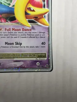 Pokemon Cresselia LV.X Great Encounters Ultra Rare Card 103/106 DMG - Image 2