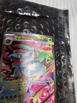 Mega Venusaur EX 177/132 SIR Mega Evolution Pokemon TCG English NM - Image 4