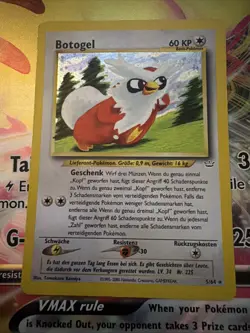 Pokemon Card botogel 5/64 Neo Revelation Holo GERMAN LP-NM - Image 2