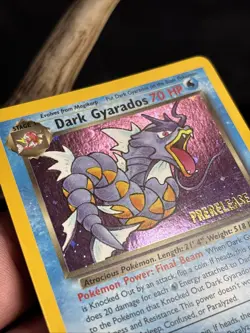 Pokemon TCG Dark Gyarados 8/82 Team Rocket Prerelease Holo Rare LP+ - Image 3