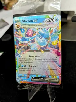 ❄ Glaceon EX 26/131 Prismatic Evolutions STAMPED Surprise Box Promo Sealed❄ - Image 1