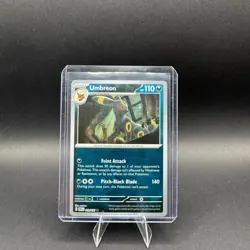 Umbreon Pokemon Prismatic Evolutions 059/131 Poke Ball Pattern Holo NM - Image 1