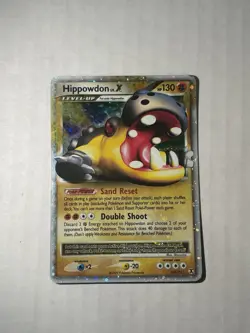 Pokemon Hippowdon LV. X Rising Rivals #107 - Image 1