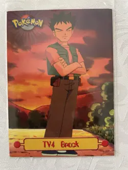 Pokemon Topps Tv4 Brock - Image 1