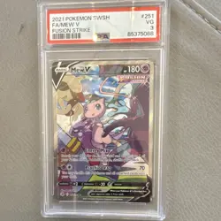Pokemon Mew V Full Art Holo Ultra Rare 251/264 Fusion Strike PSA 3 - Image 1