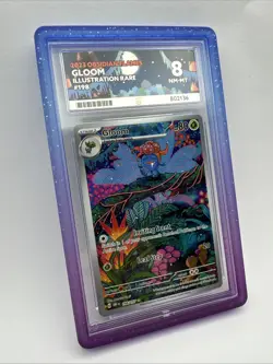 Gloom 198/197 Sv03: Obsidian Flames Holo Ace Graded 8 Near Mint Pokemon TCG - Image 3