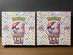 DDU Sealed / With Shrink Pokemon Card 151 Booster 2Boxes sv2a Japanese - Image 1