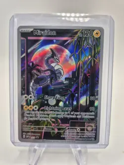 Pokemon Scarlet & Violet Black Star Promo - Miraidon 013 Illustration Rare Holo - Image 1