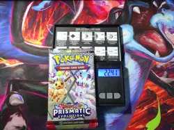 HEAVY! GOD PACKUUU 22.41g Prismatic Evolutions Pokemon TCG Booster (SEALED) - Image 1