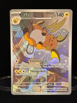 Pokemon TCG Raichu 211/193 IR Illustration Rare Paldea Evolved - Image 1