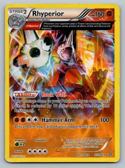 Pokemon TCG XY - Primal Clash Rhyperior (Omega) 77/160 - Image 1