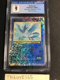CGC 9 NM/Mint Pokemon 2002 Articuno 2/110 Legendary Collection Reverse Holo - Image 1