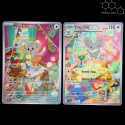 Minccino (182/162) and Cinccino (183/162) | Temporal Forces - Pokemon TCG | NM - Image 1