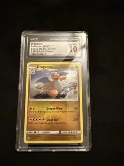 Pokemon Dragonite SM Base Set 96/149 Holo Rare 2017 CGC 10 2 Mini-Pack - Image 2