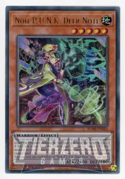 Yugioh Noh-P.U.N.K. Deer Note BLMR-EN066 Ultra Rare 1st Edition Near Mint - Image 1