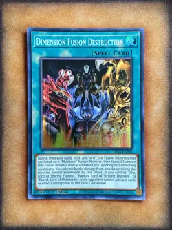 Yugioh Dimension Fusion Destruction SDSA-EN046 Super Rare 1st Ed NM - Image 1