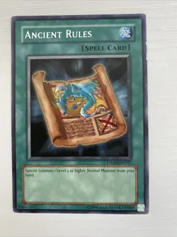 Ancient Rules - STON-EN037 - Rare - Unlimited - LP - Image 1