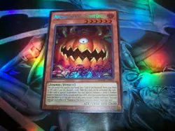 Pumpking the King of Grave Ghosts 1st Edition Secret Rare MZMU-EN001 Yu-Gi-Oh! - Image 1