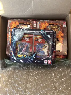 Bandai One Piece Card Game Illustration Box 16 Boxes vol. 5 + 2 Boxes Vol. 6 - Image 1