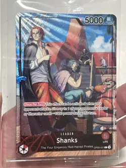 One Piece Shanks Leader Promo Card PSA Magazine Exclusive OP09-001 Sealed - Image 1