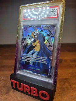 2023 ONE PIECE MANGA ALTERNATE ART OP05-069 TRAFALGAR LAW PSA 10 - Image 3