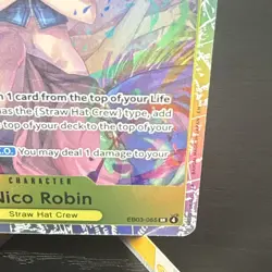 Nico Robin EB03-055 Extra Booster: One Piece Heroines Edition Foil Super Rare - Image 5