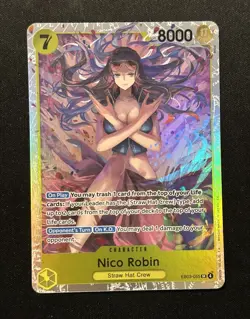 Nico Robin (055) EB03-055 Extra Booster: One Piece Heroines Edition Foil SR - Image 1