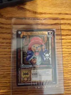 Bandai One Piece Card Game CCG 2005 Silver Promo Chopper The Miracle Reindeer - Image 1