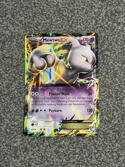 Pokemon TCG: Mewtwo EX XY183 Jumbo Black Star Promo Card - Near Mint - Image 2