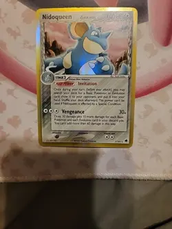 Pokemon TCG Nidoqueen EX Dragon Frontiers Holo Rare Card 7/101 NM 2006 - Image 1