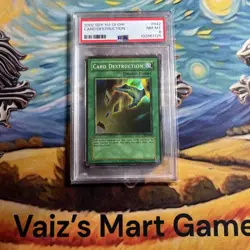 Yugioh Card Destruction Starter Deck Yugi SDY-042 Faded Misprint PSA 8 NM-MT - Image 1