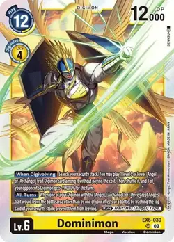 Dominimon EX6-030 SR (English) Digimon Card Game Infernal Ascension - Image 1