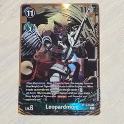 Leopardmon (Alternate Art) BT13-056 R Digimon Card Game Versus Royal Knights - Image 1