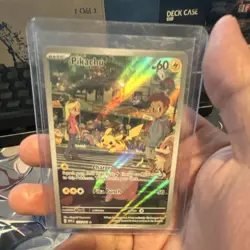 Pokemon Pikachu Scarlet & Violet 151 Promo Holo Card 173/165 Basic - Image 1