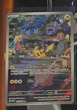 Pokemon Pikachu Scarlet & Violet 151 Promo Holo Card 173/165 Basic - Image 3