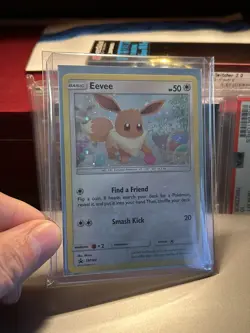 Eevee Pokemon Card Sun & Moon Black Star Promo #SM184 TCG Holo - Image 4