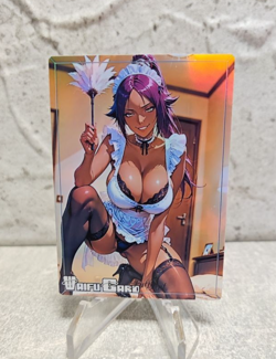 Yoruichi Trading Card Waifu Goddess Story Anime Girl holo Karte Manga Full Art - Image 1
