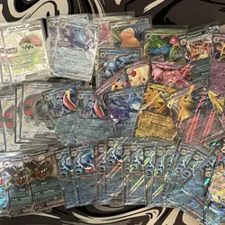 Pokemon TCG Pokemon S&V ex Promo Lot – 63 Cards | Charizard, Palafin, Mewtwo SVP - Image 1